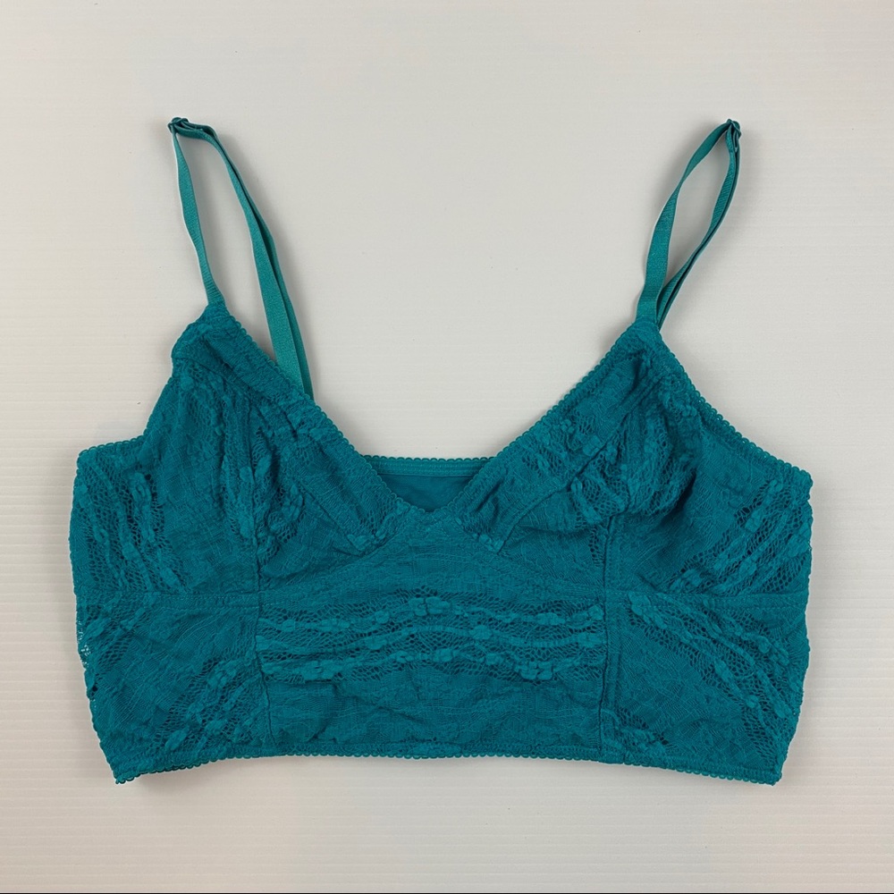 Lace Bralette (Teal)